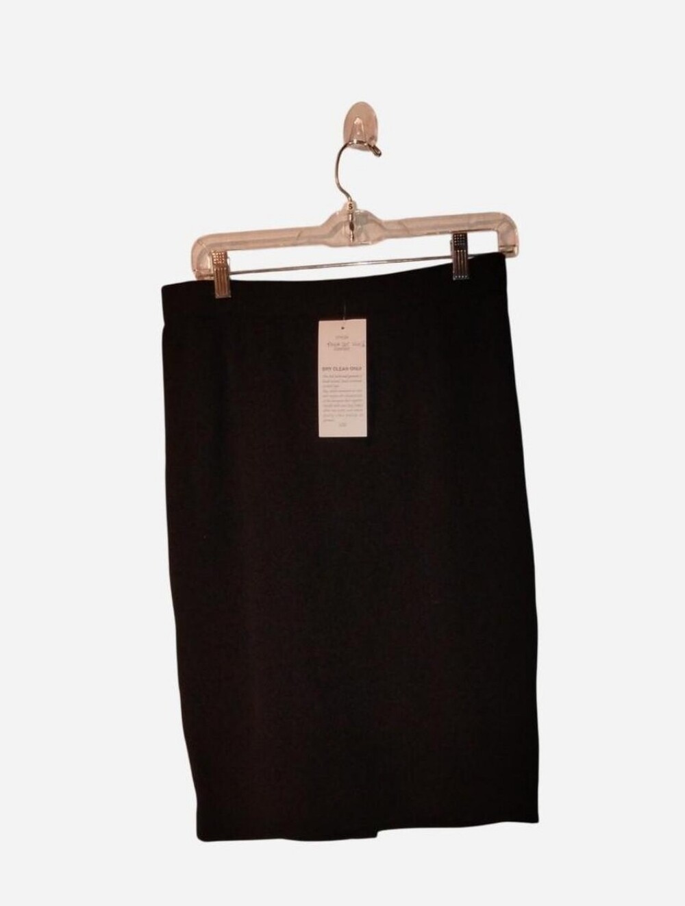 Vtg 80s Toula Black Knit Pencil Skirt NWT Size 6 Hand Loomed Made in USA
